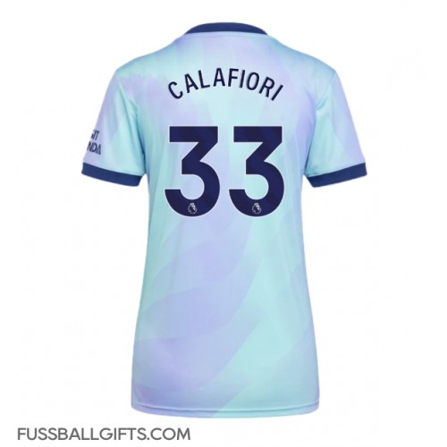 Arsenal Riccardo Calafiori #33 Fußballbekleidung 3rd trikot Damen 2024-25 Kurzarm